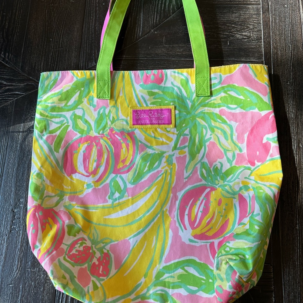 Lilly Pulitzer/Estee Lauder Colorful Tote Bag